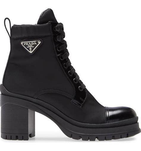 reviews prada suede tall boot|Prada block heel combat boots.